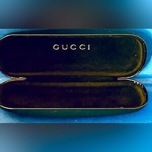 80's Black Leather Gucci Glasses Case
Authentic Gucci